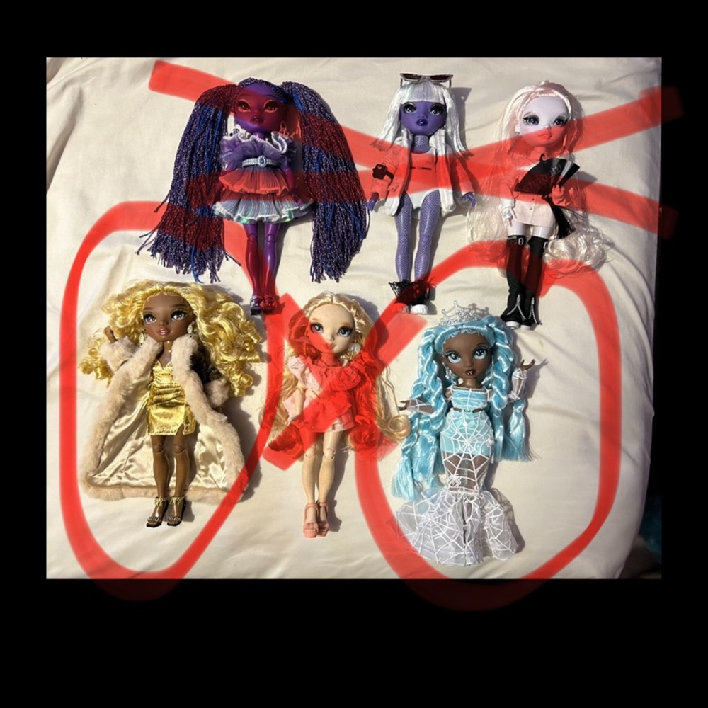 Rainbow High and Shadow High Dolls🩵(Brand New Out Of Box)